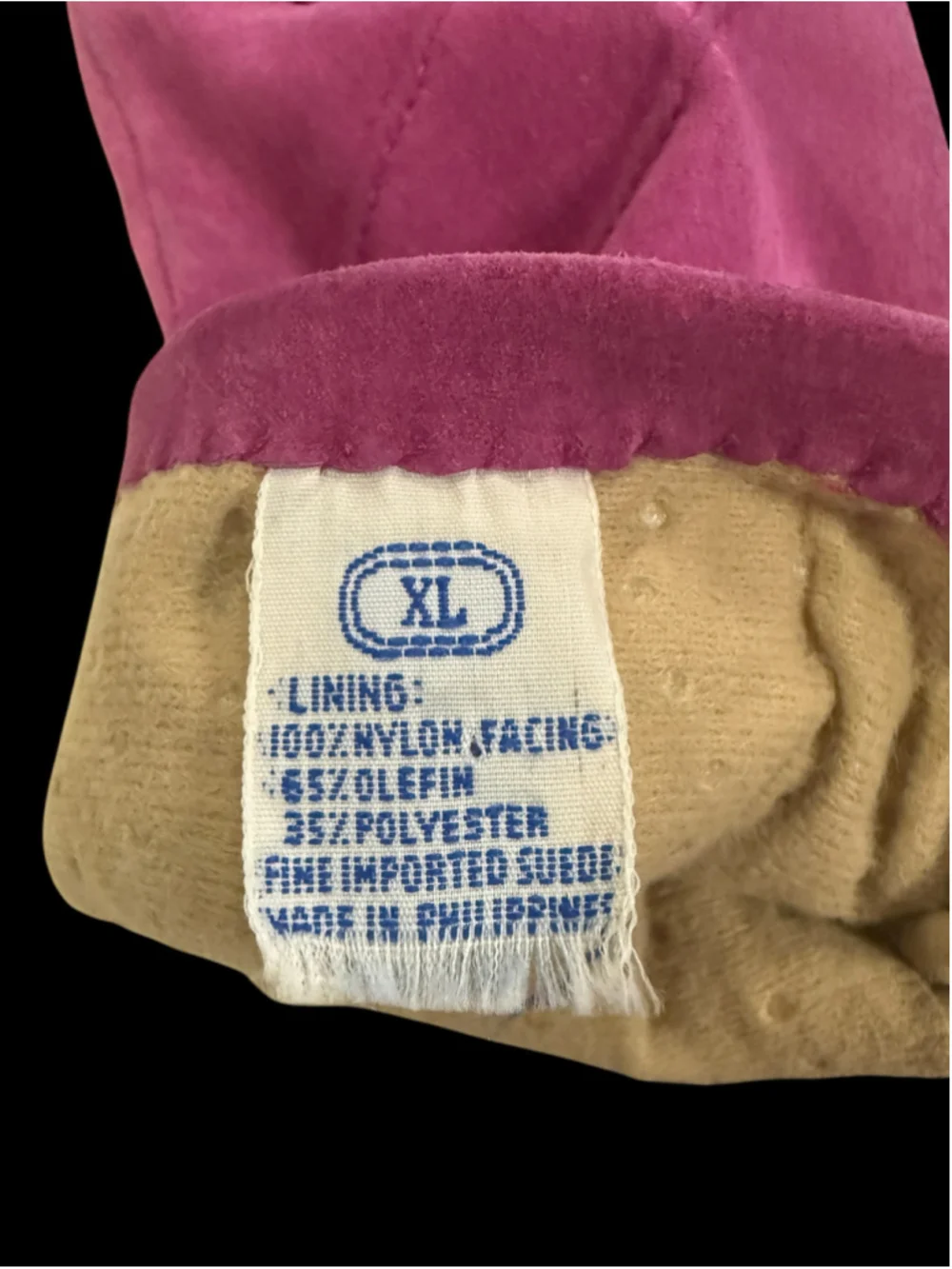 Women's Unbranded Suede Thinsulate Gloves One Size Purple